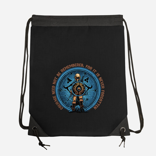 Courage From Within-None-Drawstring-Bag-glitchygorilla