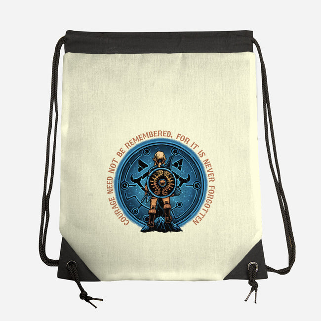 Courage From Within-None-Drawstring-Bag-glitchygorilla