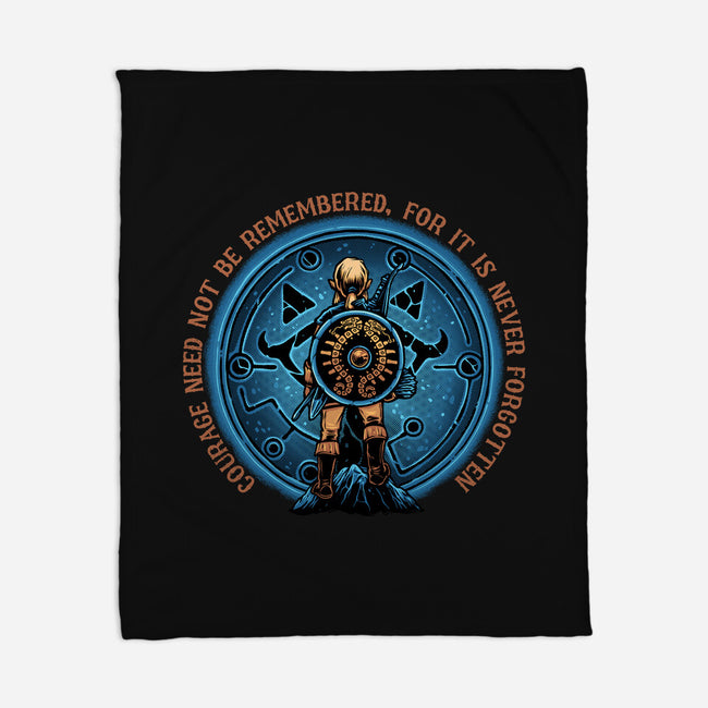Courage From Within-None-Fleece-Blanket-glitchygorilla