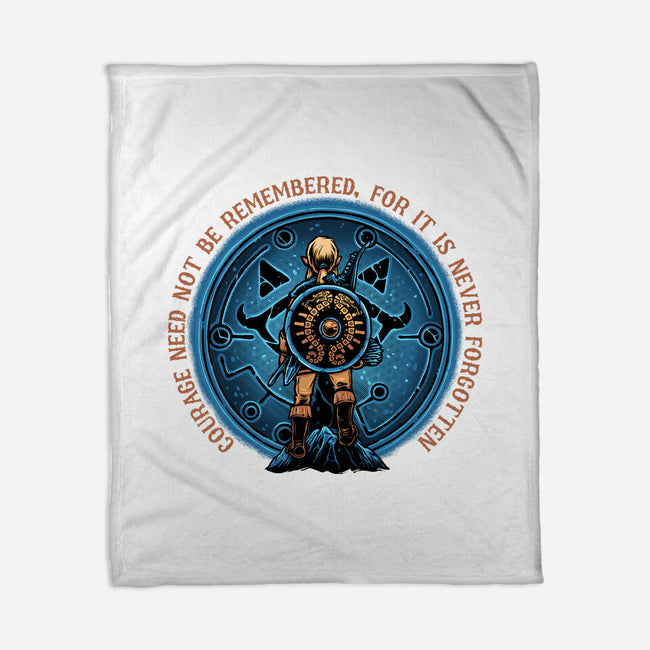 Courage From Within-None-Fleece-Blanket-glitchygorilla