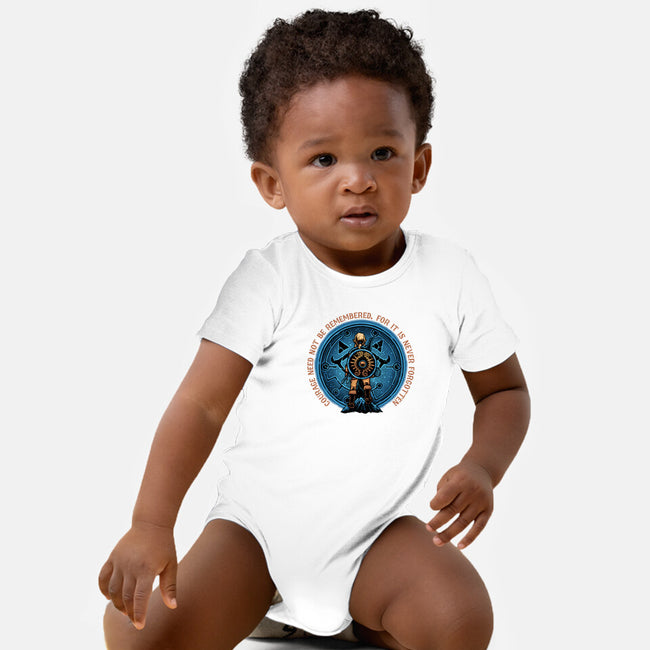 Courage From Within-Baby-Basic-Onesie-glitchygorilla