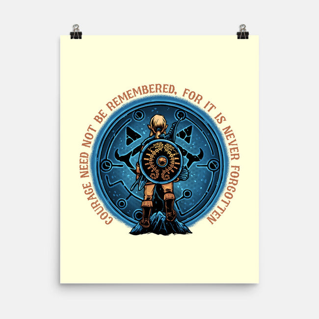 Courage From Within-None-Matte-Poster-glitchygorilla