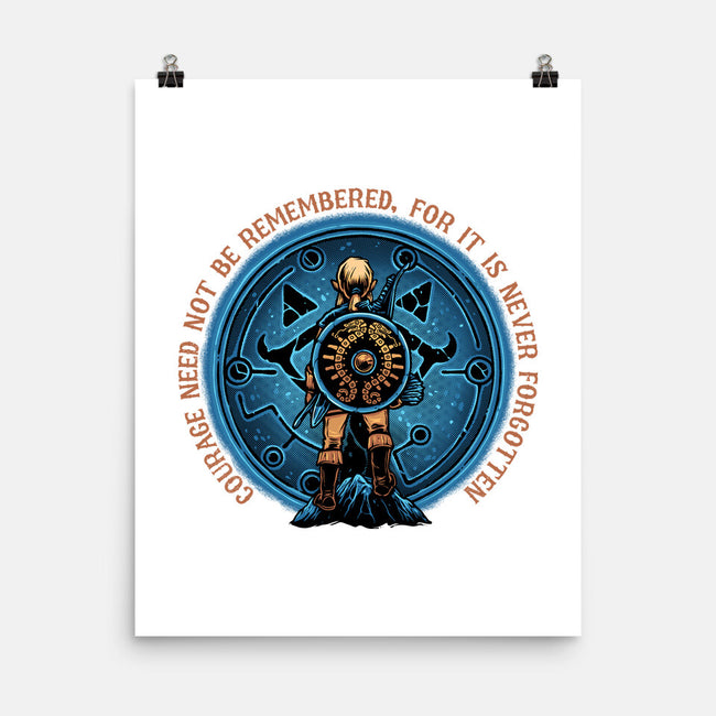 Courage From Within-None-Matte-Poster-glitchygorilla