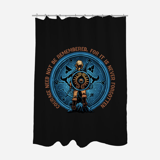 Courage From Within-None-Polyester-Shower Curtain-glitchygorilla