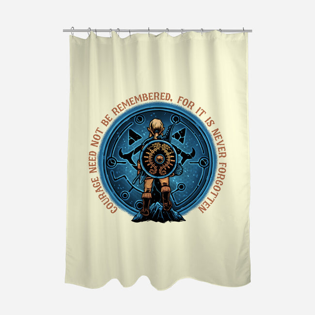 Courage From Within-None-Polyester-Shower Curtain-glitchygorilla
