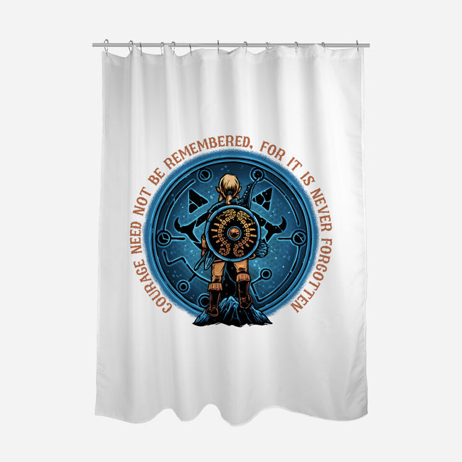 Courage From Within-None-Polyester-Shower Curtain-glitchygorilla