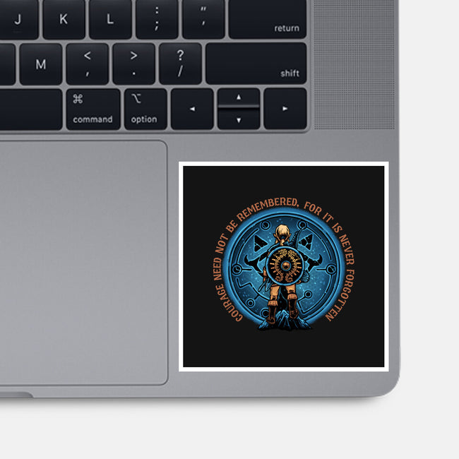 Courage From Within-None-Glossy-Sticker-glitchygorilla