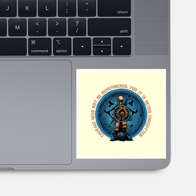 Courage From Within-None-Glossy-Sticker-glitchygorilla