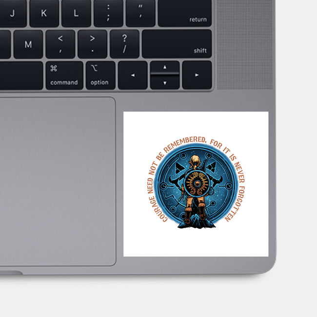 Courage From Within-None-Glossy-Sticker-glitchygorilla