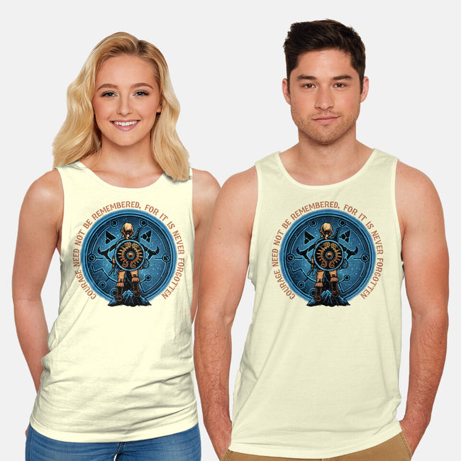 Courage From Within-Unisex-Basic-Tank-glitchygorilla
