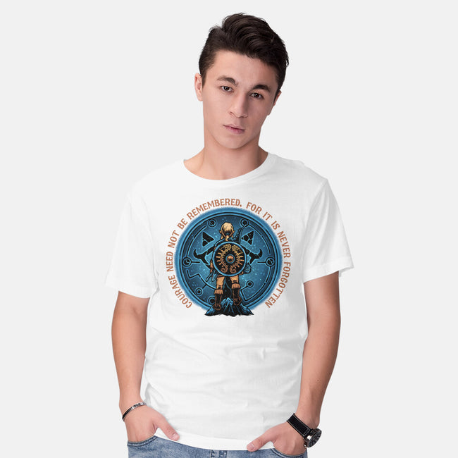 Courage From Within-Mens-Basic-Tee-glitchygorilla