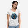 Courage From Within-Womens-V-Neck-Tee-glitchygorilla