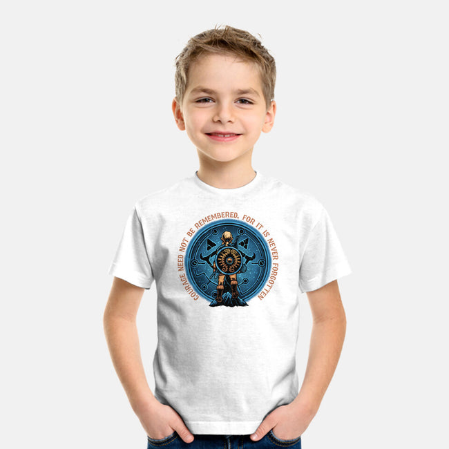 Courage From Within-Youth-Basic-Tee-glitchygorilla