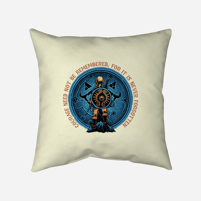 Courage From Within-None-Removable Cover w Insert-Throw Pillow-glitchygorilla