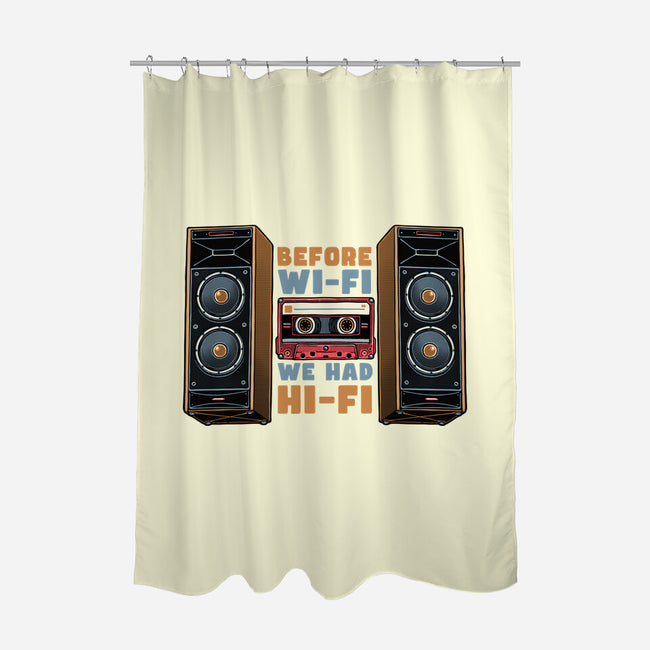 Before WiFi-None-Polyester-Shower Curtain-glitchygorilla
