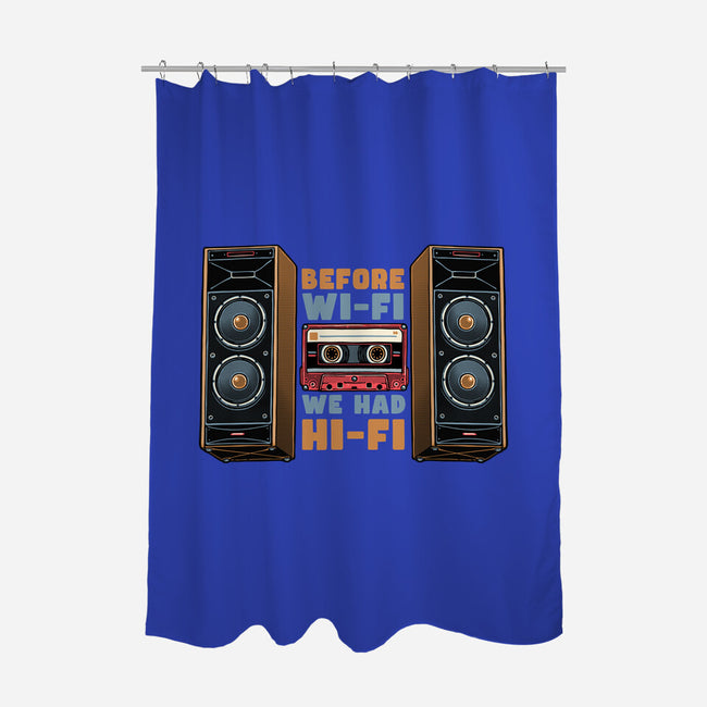 Before WiFi-None-Polyester-Shower Curtain-glitchygorilla
