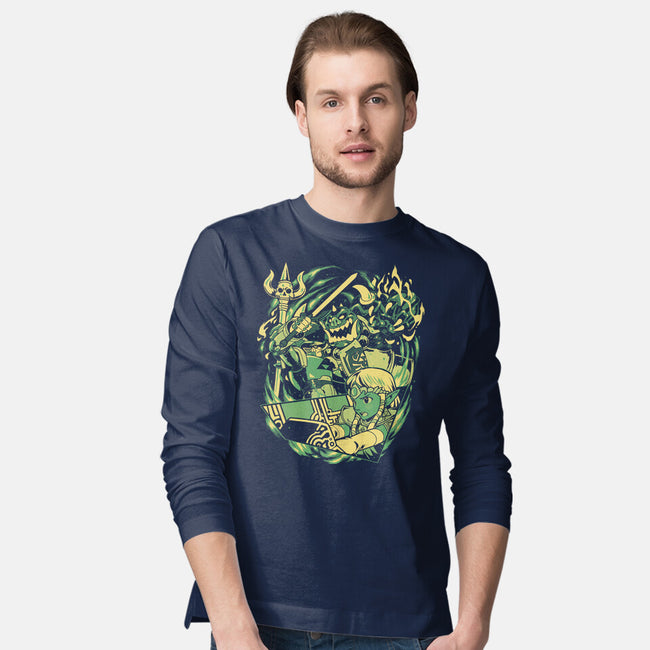 Giant Time Hero-Mens-Long Sleeved-Tee-Estudio Horta