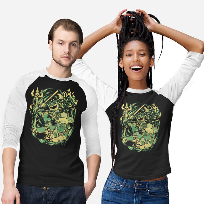 Giant Time Hero-Unisex-Baseball-Tee-Estudio Horta