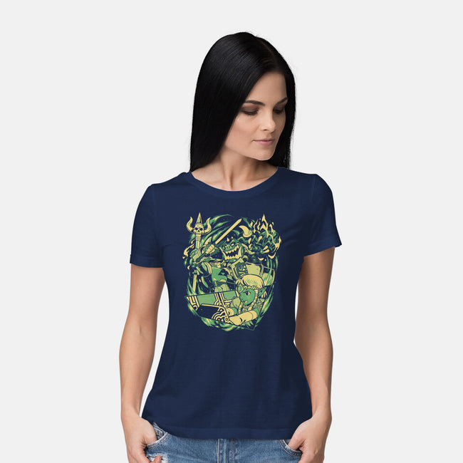Giant Time Hero-Womens-Basic-Tee-Estudio Horta