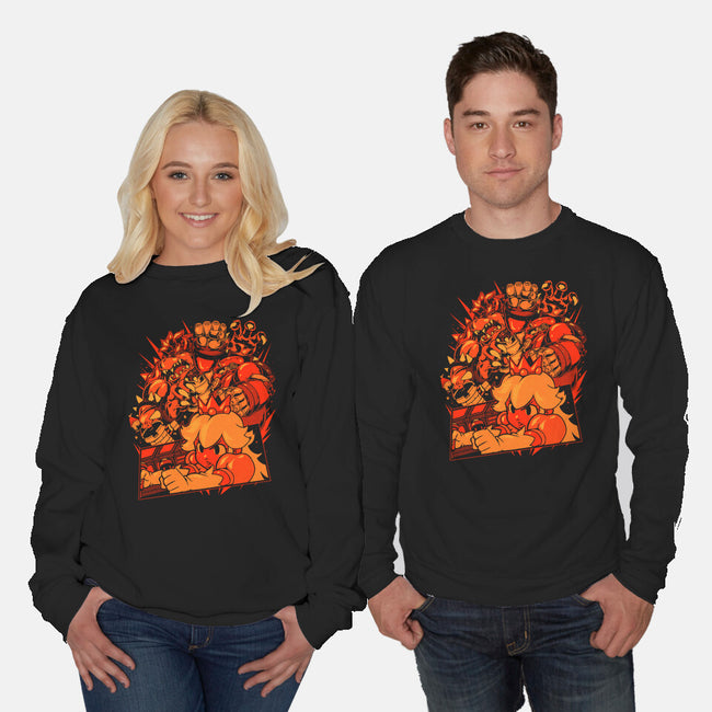Giant Plumber-Unisex-Crew Neck-Sweatshirt-Estudio Horta