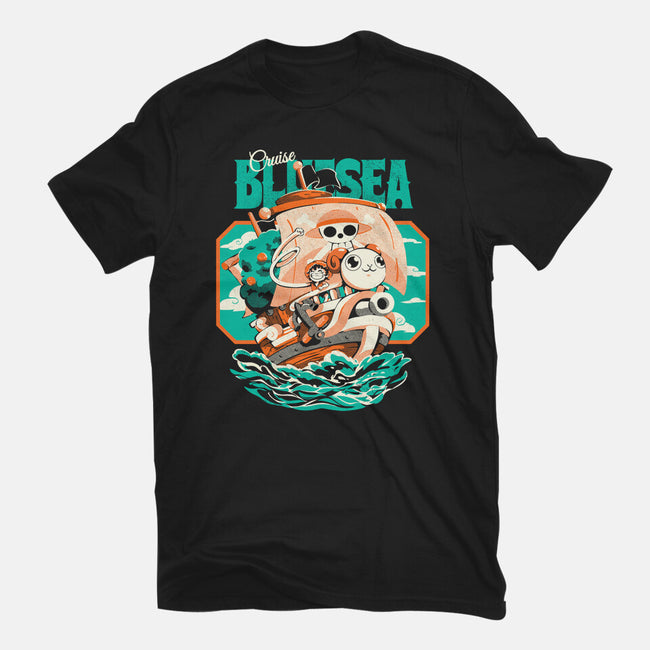 Blue Sea Cruise-Womens-Basic-Tee-Estudio Horta