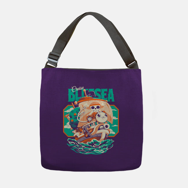 Blue Sea Cruise-None-Adjustable Tote-Bag-Estudio Horta