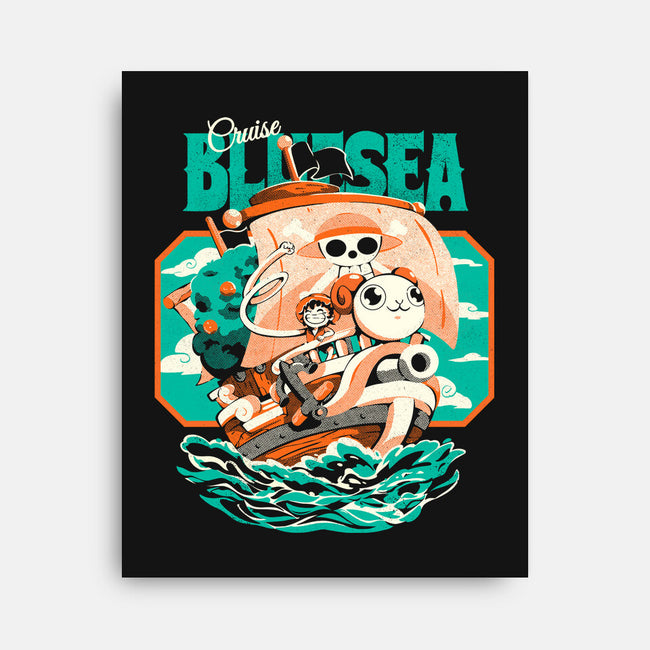 Blue Sea Cruise-None-Stretched-Canvas-Estudio Horta