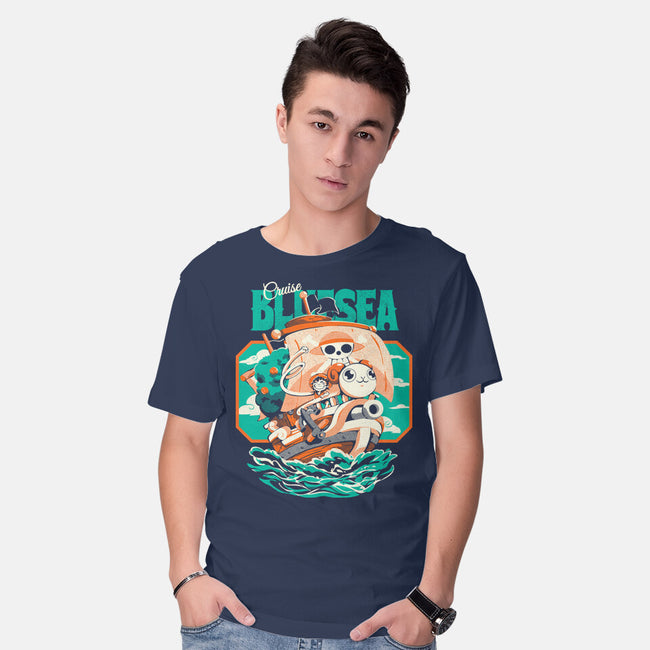 Blue Sea Cruise-Mens-Basic-Tee-Estudio Horta