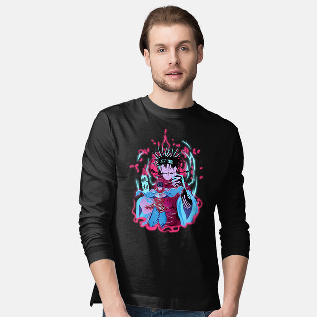 Choso-Mens-Long Sleeved-Tee-Afire