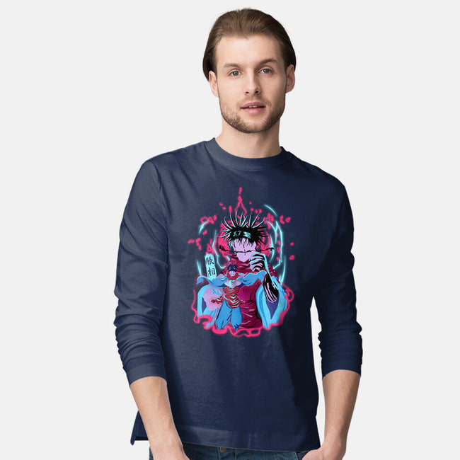 Choso-Mens-Long Sleeved-Tee-Afire