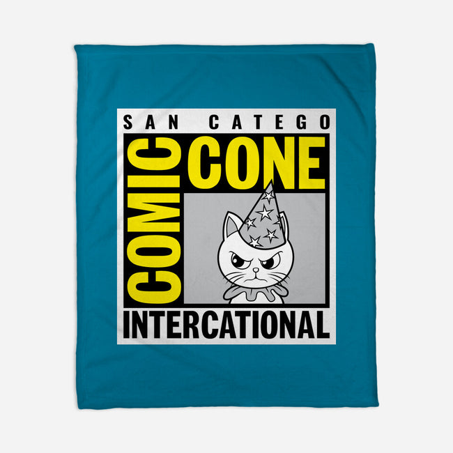 Comic Cone-None-Fleece-Blanket-imisko