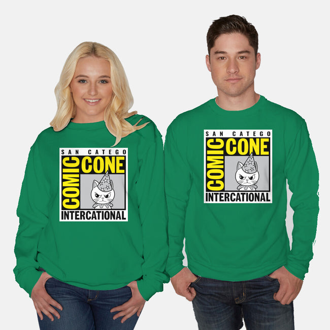Comic Cone-Unisex-Crew Neck-Sweatshirt-imisko