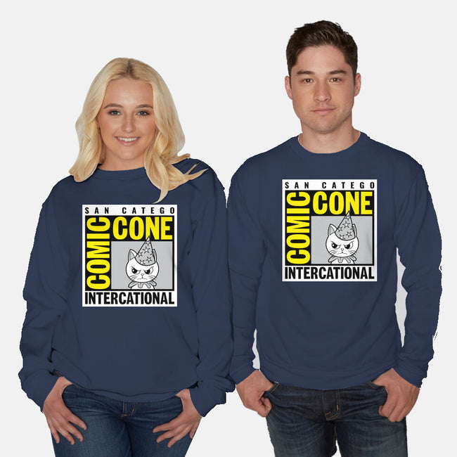 Comic Cone-Unisex-Crew Neck-Sweatshirt-imisko