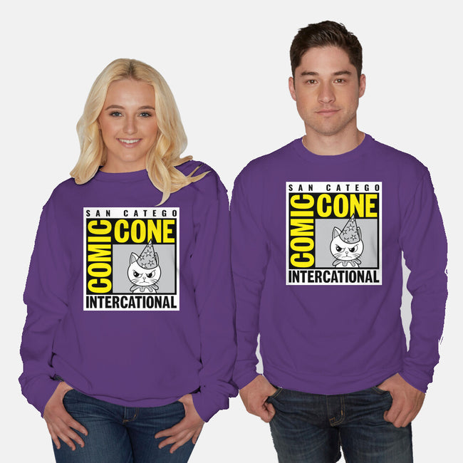 Comic Cone-Unisex-Crew Neck-Sweatshirt-imisko