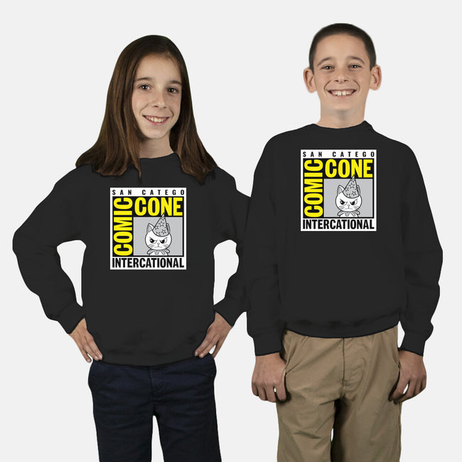 Comic Cone-Youth-Crew Neck-Sweatshirt-imisko