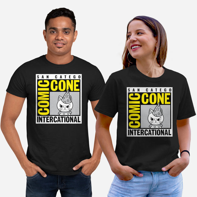 Comic Cone-Unisex-Basic-Tee-imisko