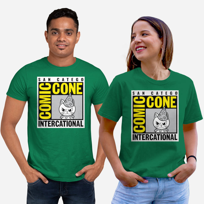 Comic Cone-Unisex-Basic-Tee-imisko