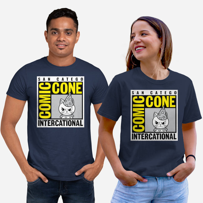 Comic Cone-Unisex-Basic-Tee-imisko