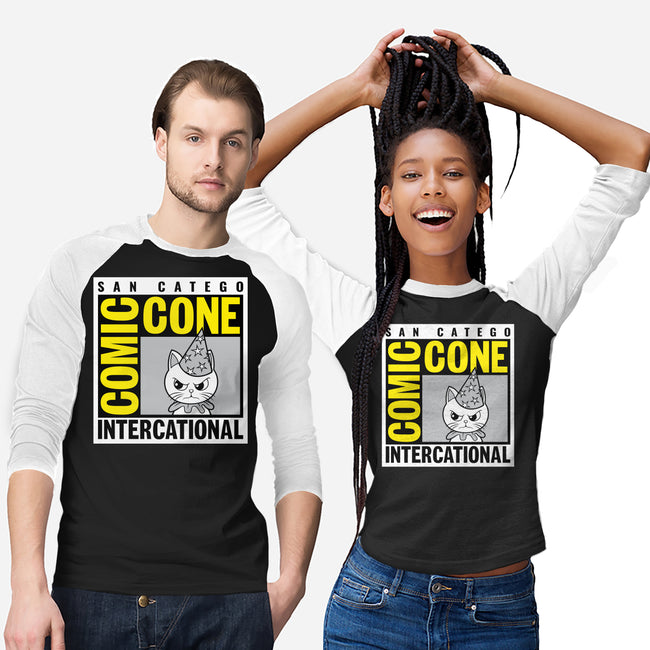 Comic Cone-Unisex-Baseball-Tee-imisko