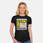 Comic Cone-Womens-Fitted-Tee-imisko
