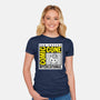 Comic Cone-Womens-Fitted-Tee-imisko
