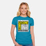 Comic Cone-Womens-Fitted-Tee-imisko