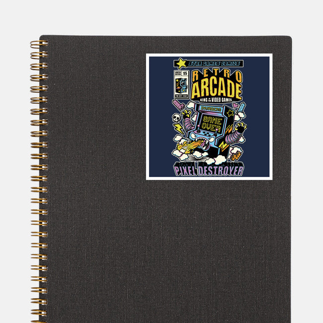 King Of The Video Games-None-Glossy-Sticker-FernandoSala