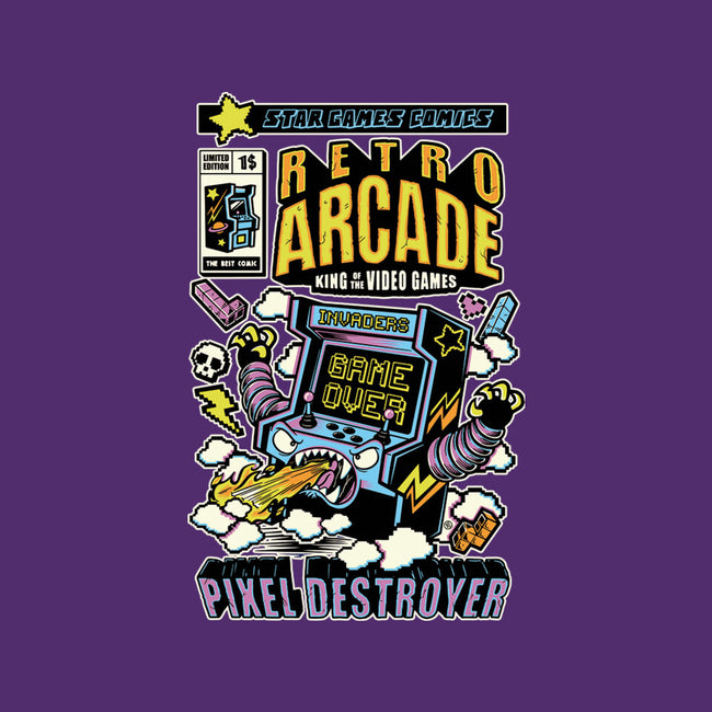 King Of The Video Games-Womens-Basic-Tee-FernandoSala