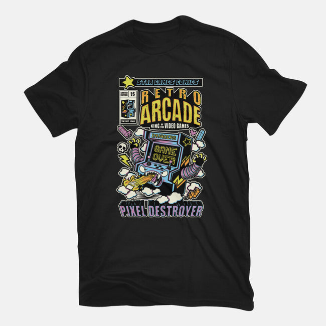 King Of The Video Games-Womens-Fitted-Tee-FernandoSala