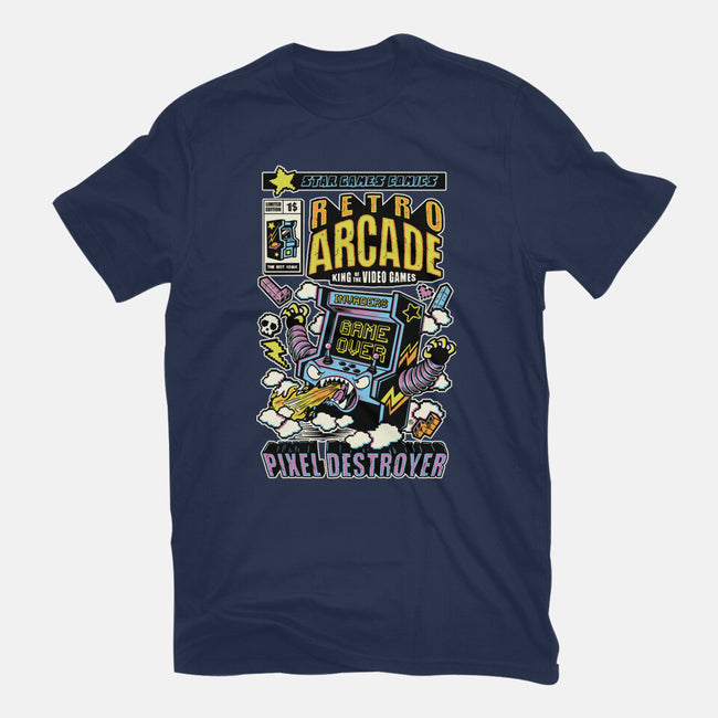 King Of The Video Games-Womens-Fitted-Tee-FernandoSala
