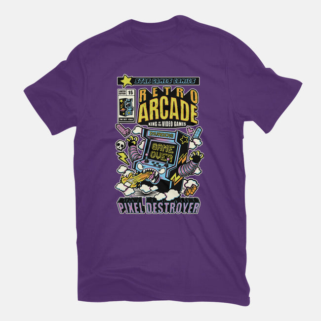 King Of The Video Games-Womens-Fitted-Tee-FernandoSala