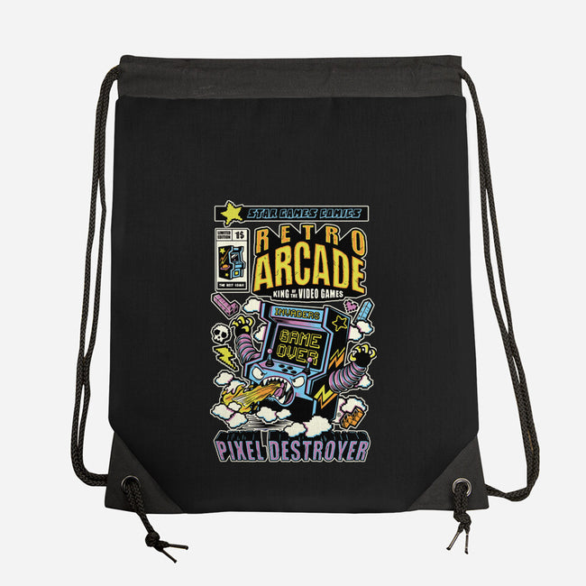 King Of The Video Games-None-Drawstring-Bag-FernandoSala