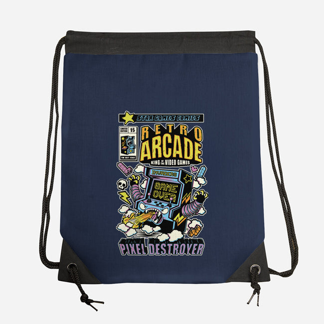 King Of The Video Games-None-Drawstring-Bag-FernandoSala