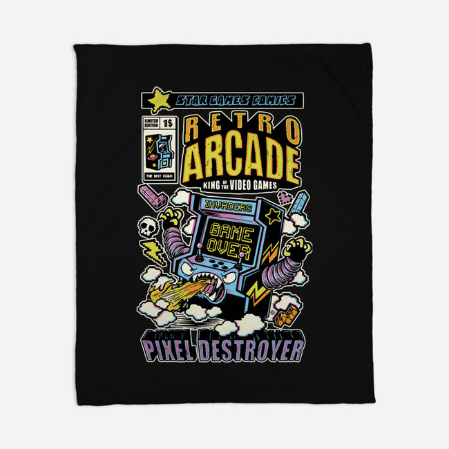 King Of The Video Games-None-Fleece-Blanket-FernandoSala
